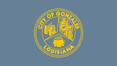 [Flag of Gonzales, Louisiana]