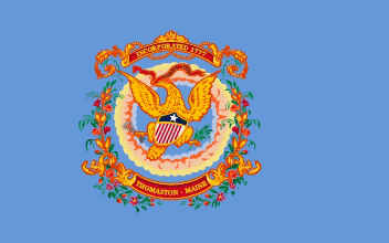 [Flag of the Town of Thomaston, Maine]