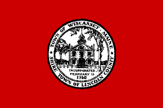 [Flag of the Town of Wiscasset, Maine]