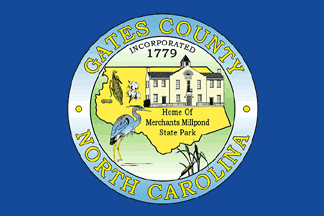 [Flag of Gates County, North Carolina]