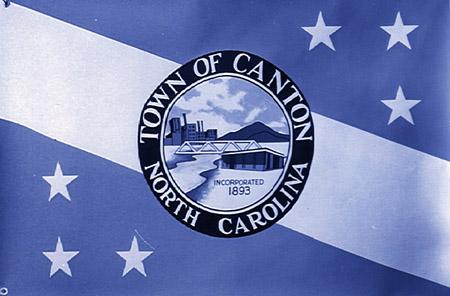[flag of Canton, North Carolina]