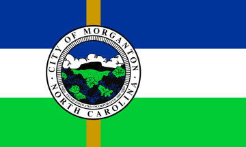 [flag of Morganton, North Carolina]