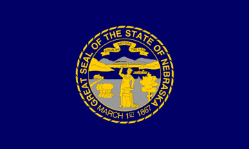 Fahne USA Nebraska Flagge amerikanische Hissflagge 90x150cm 