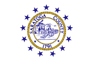 [Flag of Saratoga County, New York]