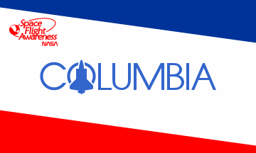 [Flag of Space Shuttle Colombia]
