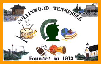[Flag of Collinwood, Tennessee]