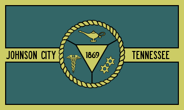 [Flag of Johnson City, Tennessee]