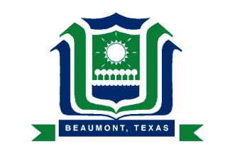 [Flag of Beaumont, Texas]