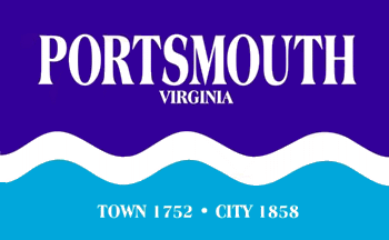 [Flag of Portsmouth, Virginia]