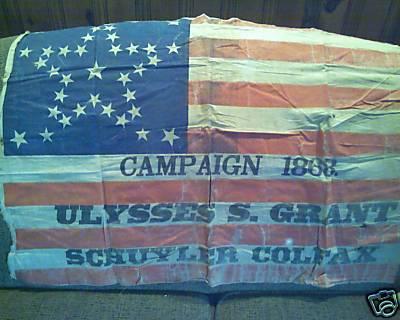 [Grant/Colfax Campaign Flag, c.1868]