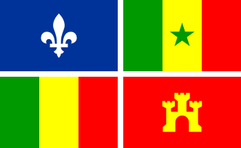 Louisiana Creole Flag