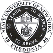 [Seal of State University of New York (SUNY) Fredonia]