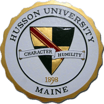 [Seal of Husson University ]