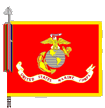 US Marine Corps battle color