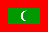 Maldives flag - obverse