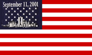9/11 memorial flag