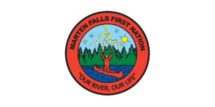 [Marten Falls First Nation, Ontario flag]