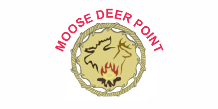 [Moose Deer Point First Nation, Ontario flag]
