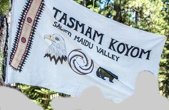 [Mountain Maidu Tribe, California flag]