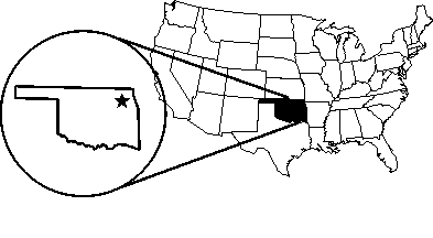 [Shawnee - Oklahoma map]