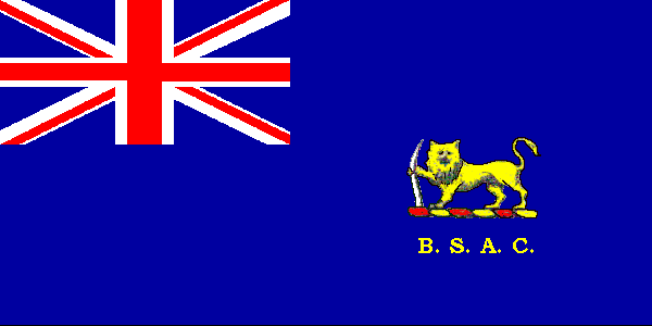 [Blue ensign of the British South Africa Company]