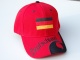 Cap Deutschland rot: Cap-Deutschland-rot-von-vorne 