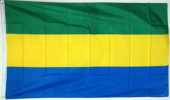 Bild von Flagge Gabun, Republik-Fahne Gabun, Republik-Flagge im Fahnenshop bestellen