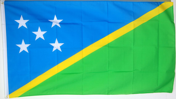 Bild von Flagge Salomonen-Fahne Salomonen-Flagge im Fahnenshop bestellen