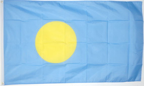 Bild von Flagge Palau, Republik-Fahne Palau, Republik-Flagge im Fahnenshop bestellen