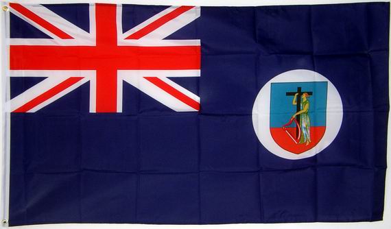 Bild von Kolonialflagge Montserrat-Fahne Kolonialflagge Montserrat-Flagge im Fahnenshop bestellen