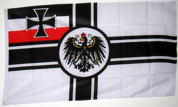 Fahne Flagge Reichskriegsflagge 150 x 250 cm Bootsflagge Premiumqualität