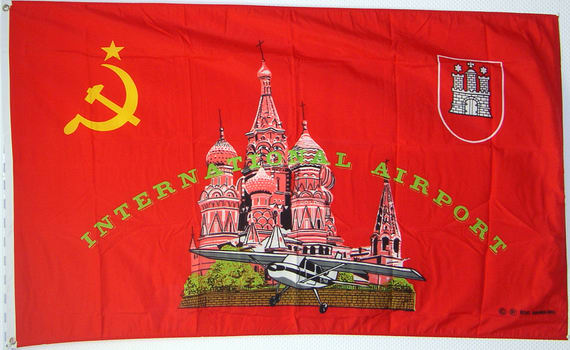 Bild von Flagge International Airport Moskau-Fahne Flagge International Airport Moskau-Flagge im Fahnenshop bestellen