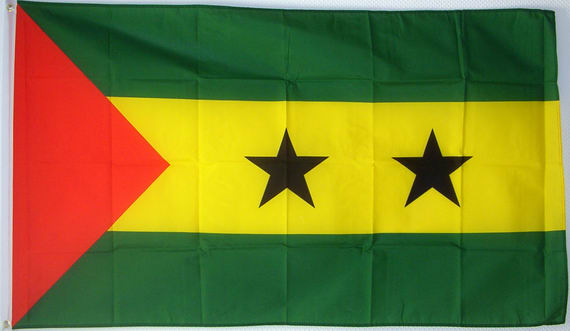Bild von Flagge Sao Tome und Principe-Fahne Sao Tome und Principe-Flagge im Fahnenshop bestellen
