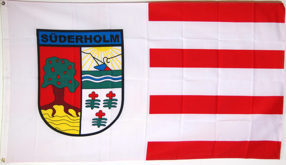 Fahne Flagge Süderholm Neu 90 x 150 cm 