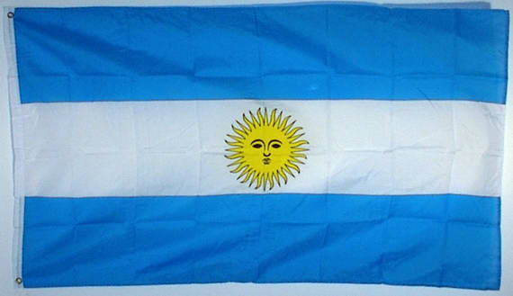 Bild von Flagge Argentinien-Fahne Argentinien-Flagge im Fahnenshop bestellen