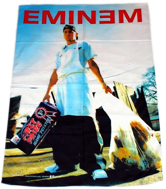 Bild von Poster: Eminem - Motiv 2-Fahne Poster: Eminem - Motiv 2-Flagge im Fahnenshop bestellen