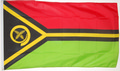 Bild der Flagge "Nationalflagge Vanuatu / Neue Hebriden, Republik (150 x 90 cm)"