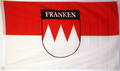 Bild der Flagge "Fahne Franken mit Schrift (150 x 90 cm)"