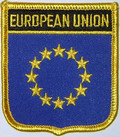 Aufnäher Flagge Europa / EU
in Wappenform (6,2 x 7,3 cm) Aufnäher Flagge Europa / EU
in Wappenform (6,2 x 7,3 cm) kaufen bestellen Shop