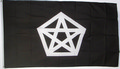 Bild der Flagge "Flagge Pentagramm (150 x 90 cm)"