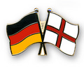 Bild der Flagge "Freundschafts-Pin Deutschland - England"