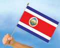 Stockflaggen Costa Rica
 (45 x 30 cm) kaufen bestellen Shop