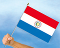 Stockflaggen Paraguay
 (45 x 30 cm) kaufen bestellen Shop