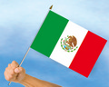 Bild der Flagge "Stockflaggen Mexiko (45 x 30 cm)"