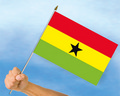 Stockflaggen Ghana
 (45 x 30 cm) kaufen bestellen Shop