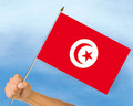 Stockflaggen Tunesien
 (45 x 30 cm) kaufen bestellen Shop
