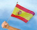 Stockflaggen Spanien
 (45 x 30 cm) kaufen bestellen Shop