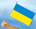 Stockflaggen Ukraine
 (45 x 30 cm) kaufen bestellen Shop