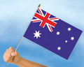 Stockflaggen Australien
 (45 x 30 cm) kaufen bestellen Shop