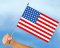 Stockflaggen USA
 (45 x 30 cm) kaufen bestellen Shop